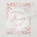 Search for gold flower invitations Flower girl
