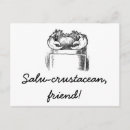 Search for crustaceans postcards Crab