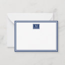 Search for blue border note cards Chic
