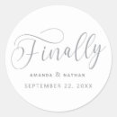 Search for announcement wedding stickers Classic