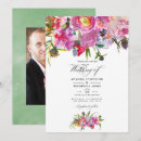 Search for pink watercolor wedding invitations Green