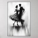 Search for abstract dance posters Black