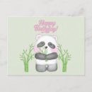 Search for cute panda birthday cards Green
