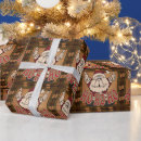 Search for old fashioned christmas wrapping paper Rustic