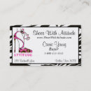 Search for footwear business cards Stilettos