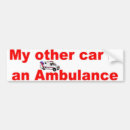 Search for ambulance bumper stickers Ems
