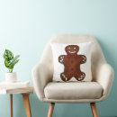 Search for gingerbread man cushions Xmas