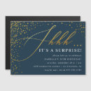 Search for shhh invitations Navy blue