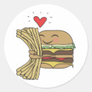 Search for funny burger stickers Cartoon