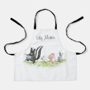 Search for cute pig aprons Watercolor