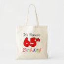 Search for 65th birthday tote bags For her