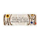 Search for rustic burlap wedding return address labels Country
