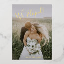 Search for we eloped wedding invitations Modern