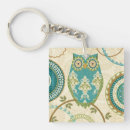 Search for pattern owl key rings Blue