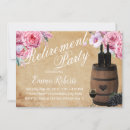 Search for retirement wine invitations Floral