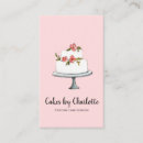 Search for cake designer business cards Elegant