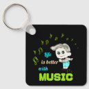 Search for music lover key rings Funny