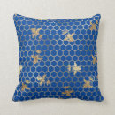 Search for blue bee cushions Honeycomb