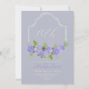 Search for hydrangea birthday invitations Lavender