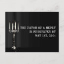 Search for candelabra invitations Black