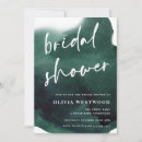 Search for emerald green bridal shower invitations Elegant