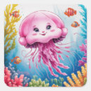 Search for jellyfish stickers Watercolor