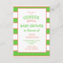 Search for unique gender reveal invitations Baby shower