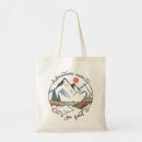 Search for adventure awaits tote bags Mountains