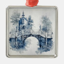 Search for delft christmas tree decorations Blue and white