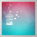 Search for vintage bird posters Illustration