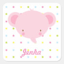 Search for cartoon elephants stickers Pink