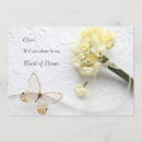 Search for pale yellow wedding invitations Butterfly