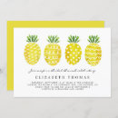 Search for pineapple invitations Watercolor