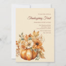 Search for thanksgiving invitations Floral