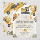 Search for under construction baby shower invitations Watercolor