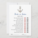 Search for nautical bridal shower games Blue and white