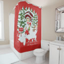 Search for dog christmas shower curtains Snow