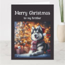 Search for husky christmas cards Pet