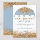 Search for cute umbrella invitations Blue