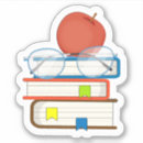 Search for stacks of books stickers School