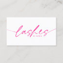 Search for eyelash extensions business cards Girly