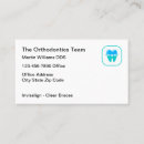 Search for orthodontic business cards Medical