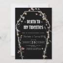Search for death birthday invitations Elegant
