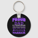 Search for epilepsy purple ribbon key rings Awareness