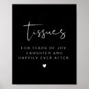 Search for tissues weddings Black and white