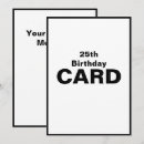 Search for five cards 25th