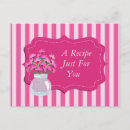 Search for bridal shower recipe postcards Elegant