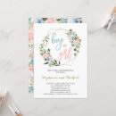 Search for floral gender reveal invitations Garden