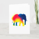 Search for elephant silhouette postcards Animal