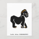 Search for primate postcards Gorilla